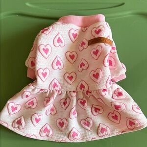 Yikeyo Pink Heart Dog Dress Small Like New